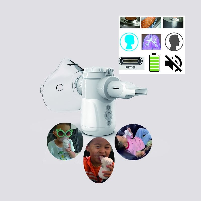 2.0 - inalazione portatile di tosse medica della macchina di 3.2μM At Home Nebulizer per i bambini