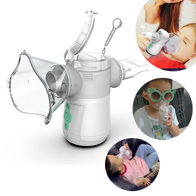 Nuova batteria Medicale Mute Mini Maschera di Respiro Libero Tossire Copd Nebulizzatore Macchina Adulti Bambini Sanitari Inalatore Mesh Nebulizzatore