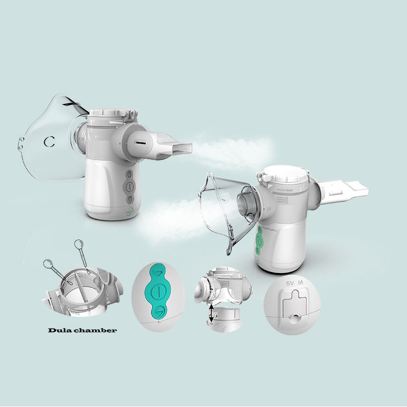Nuova batteria Medicale Mute Mini Maschera di Respiro Libero Tossire Copd Nebulizzatore Macchina Adulti Bambini Sanitari Inalatore Mesh Nebulizzatore