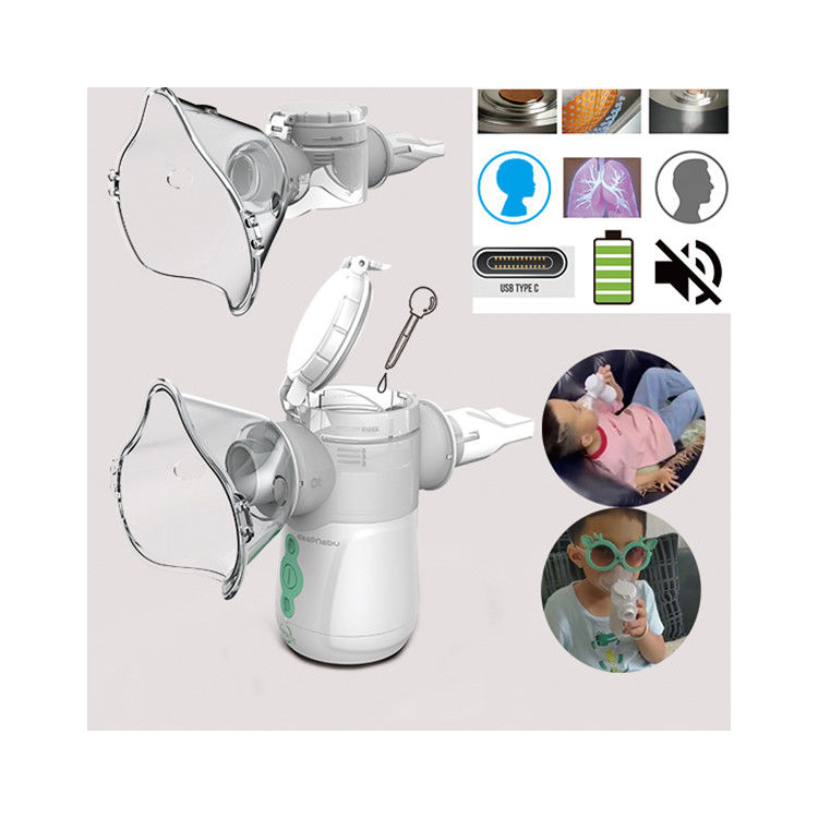 casa più calda Mute Nebulizzatore di nebbia portatile Macchina batteria asma inalatore mesh nebulizzatore per bambini