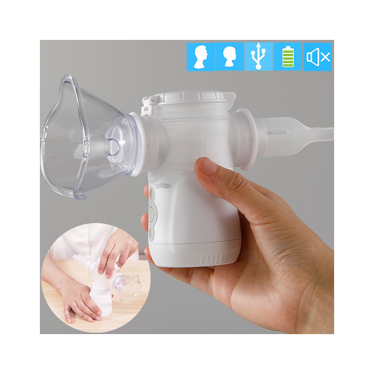 Tosse fredda Mesh Ultrasonic Handheld Nebulizer 1.95μm - 3.35μm 40dB per i bambini