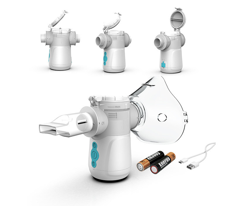 Mesh Nebulizer Inhaler portatile pediatrico tipo batteria di 3.2μm - di 2.6μm di C USB