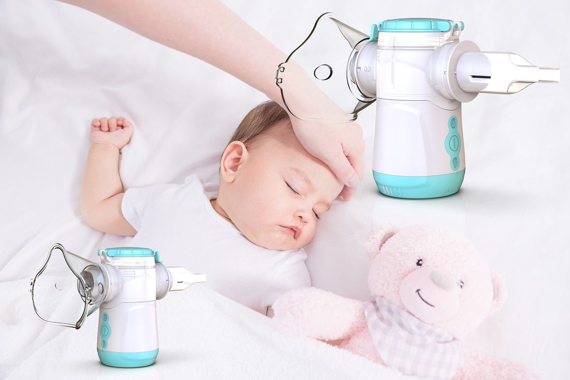 OEM Color Medical Mesh Nebulizer Machine ≤35dB Rumore Deposito polmoni