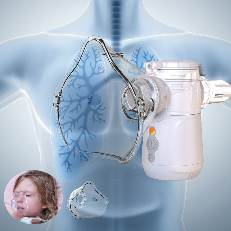 Macchina per nebulizzatori per bambini a maglia medica con batterie USB e alcaline di tipo c