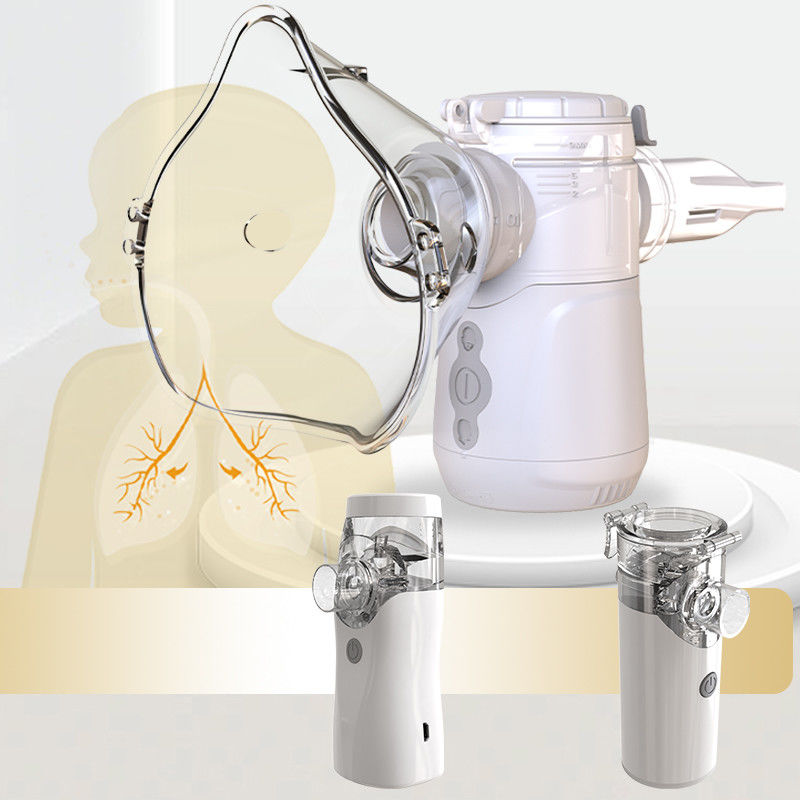 Nebulizzatore di rete medica portatile per bambini per uso di 6 giorni con funzionalità alveoli
