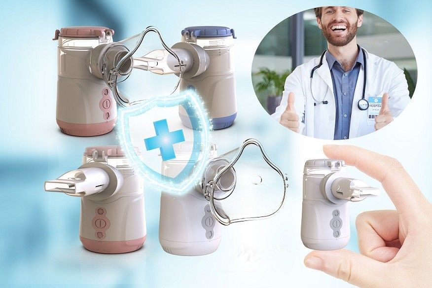 Nebulizzatore di vibrazione portatile da 1 a 5 μm con spegnimento automatico e nebbia densa