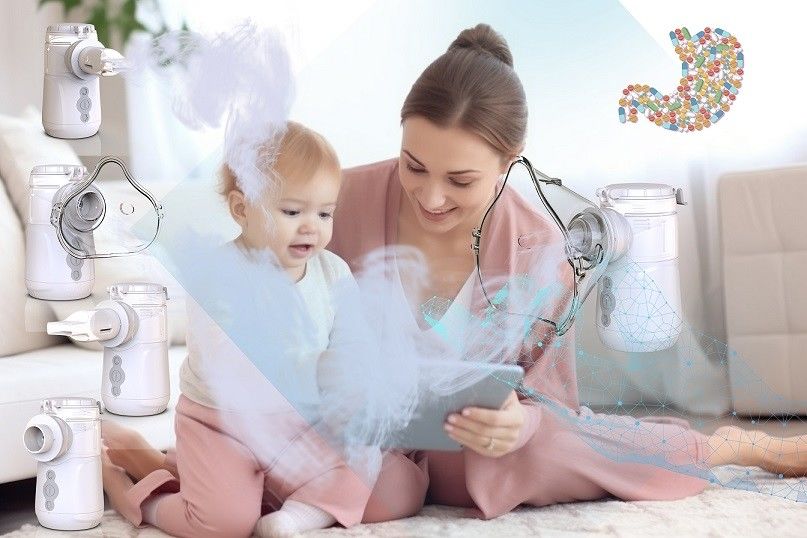 Nebulizzatore a rete USB o a batteria per bambini o adulti