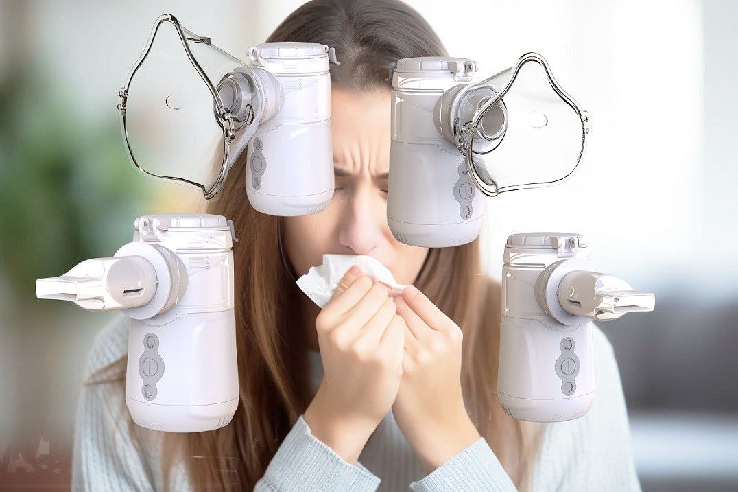 Vibrating Mesh Nebulizer Dimensione di particelle 1-5μm Medicale e portatile Anti-rotto Nessun residuo Nessun blocco