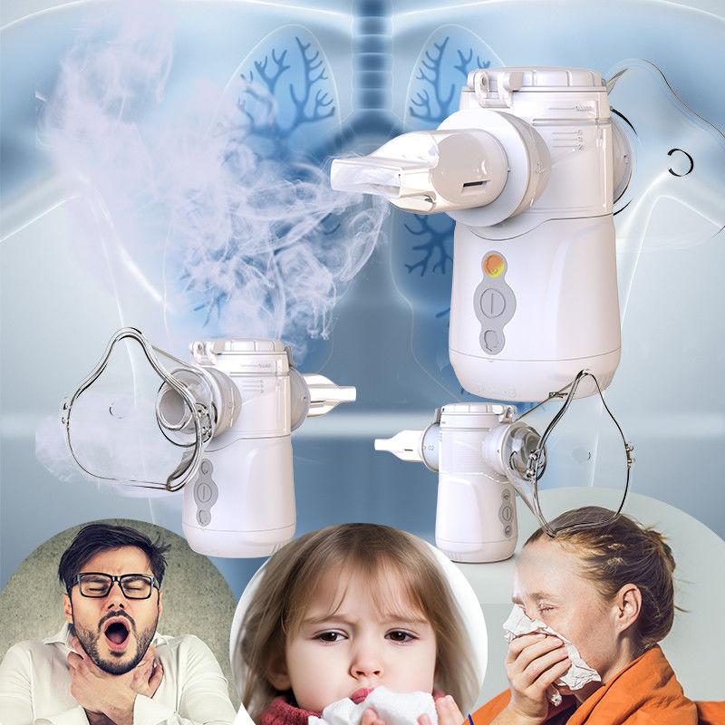 Vibrating Mesh Inhaler DC o USB Power Medical Kids and Adult Inhalation 1-3μm