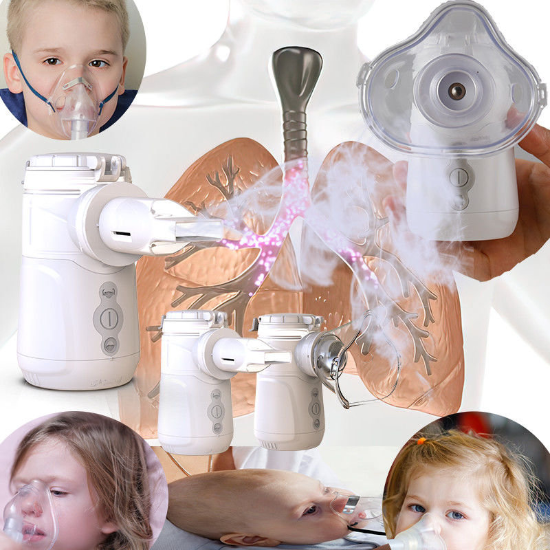 Vibrating Mesh Inhaler DC o USB Power Medical Kids and Adult Inhalation 1-3μm
